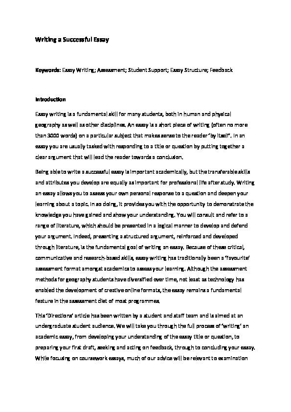 How to Help Someone Write an Essay 4 How to Write a Good Essay
